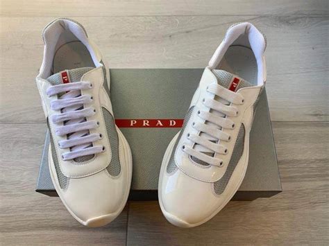 prada scarpe bianche